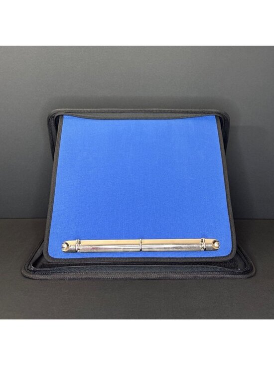 Other - Black Blue Hardcover Zippered Sketchbook 3 Ring Binder Artist Artwork Drawing